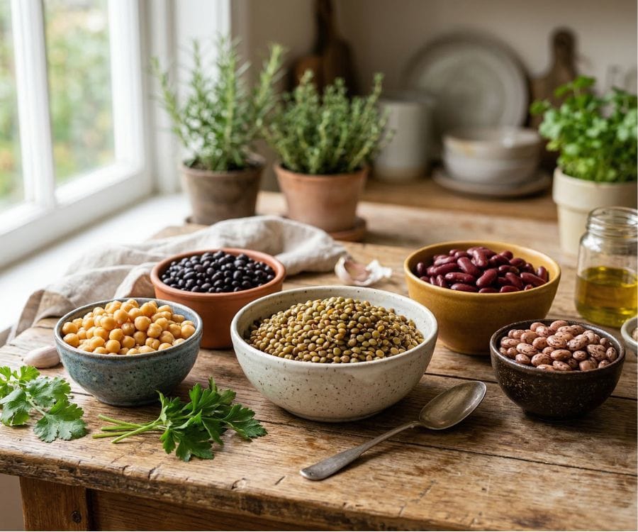 beans and legumes healthy protein