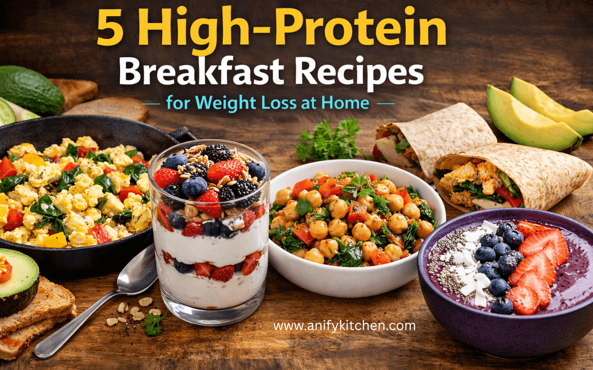 5 High-Protein Breakfast Recipes for Weight Loss