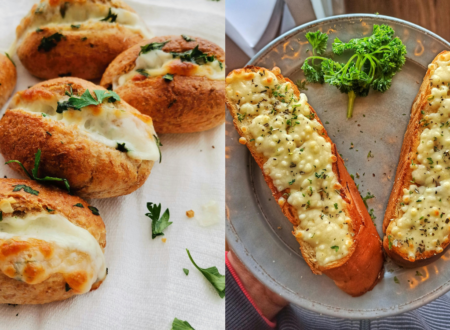 Healthy Oven-Baked Garlic Bread