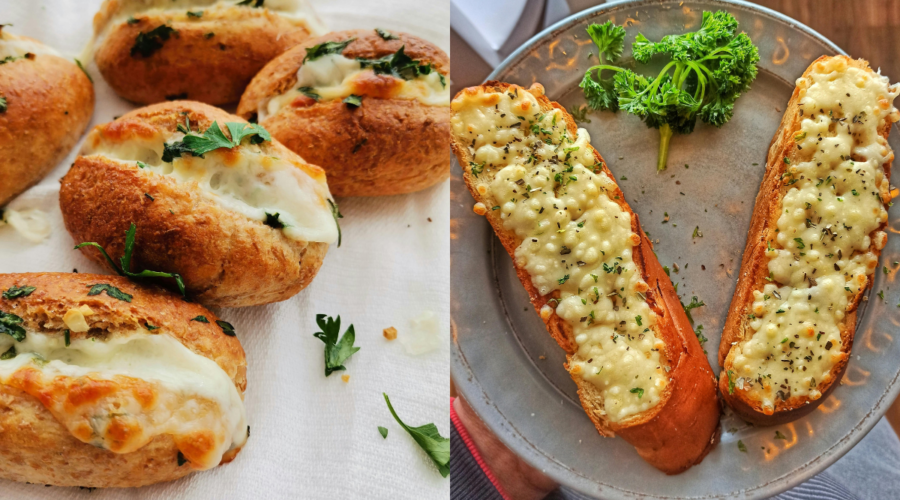 Healthy Oven-Baked Garlic Bread
