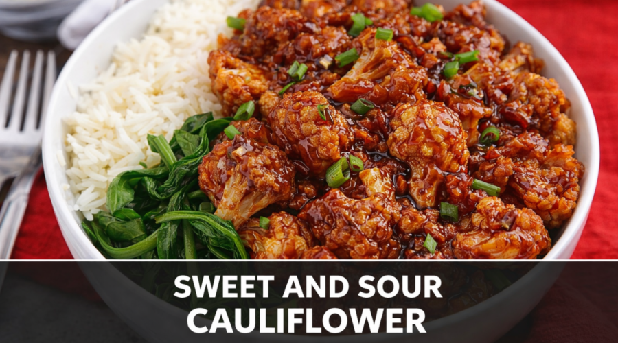 SWEET AND SOUR CAULIFLOWER