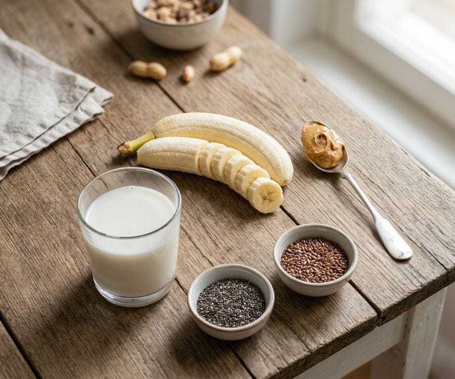 banana peanut butter smoothie ingredients.jpg
