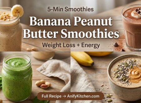 banana peanut butter smoothies for weight loss and energy vegan healthy smoothie recipes