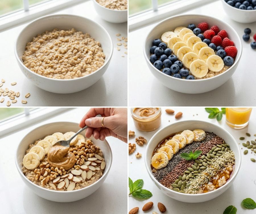 7 Healthy Breakfast Bowls (Quick & Easy, High Protein, Ready in 10 Minutes) 3 how to make breakfast bowl step by step.jpg