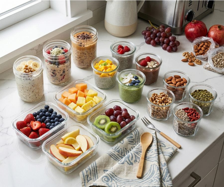 15 Healthy Breakfast Ideas for Busy Mornings (Quick, Easy & Ready in 10 Minutes) 4 meal prep breakfast ideas busy mornings.jpg