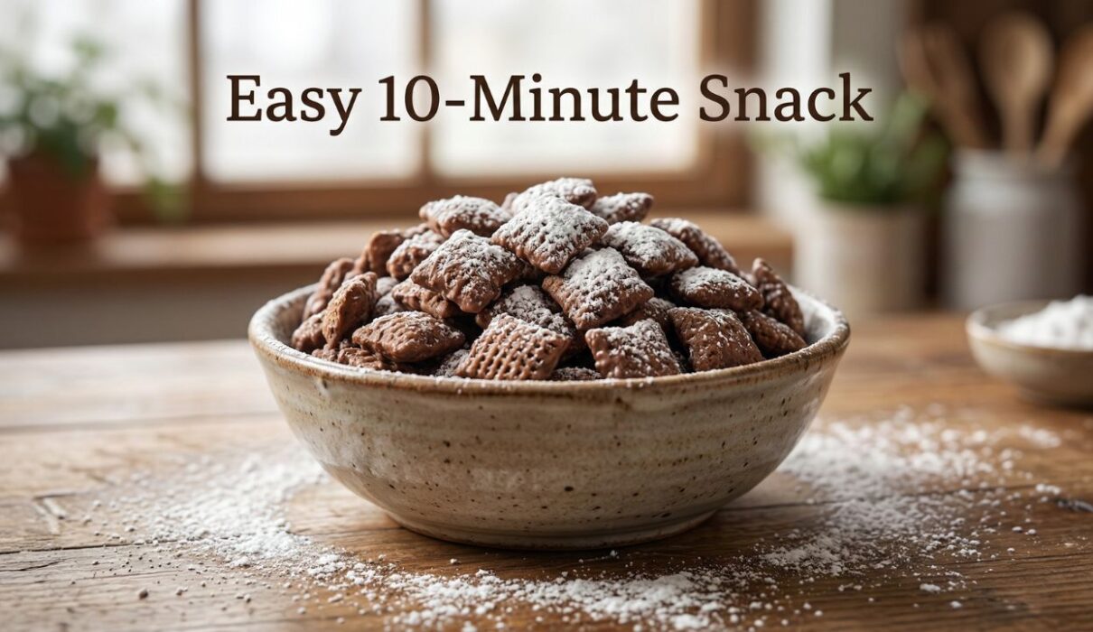 easy vegan muddy buddies recipe chex mix no bake snack