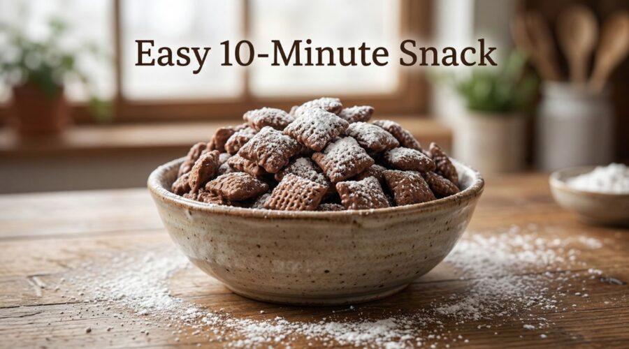 easy vegan muddy buddies recipe chex mix no bake snack