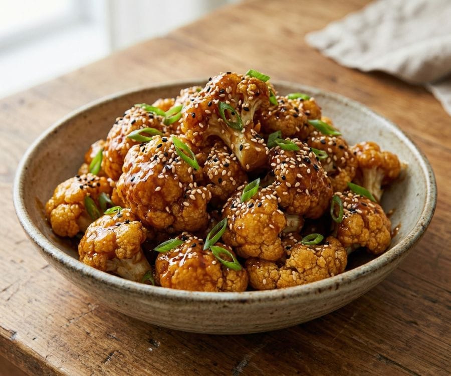 Crispy Sweet and Sour Cauliflower (Easy Vegan & Gluten-Free Recipe) 4 sweet and sour cauliflower final.jpg