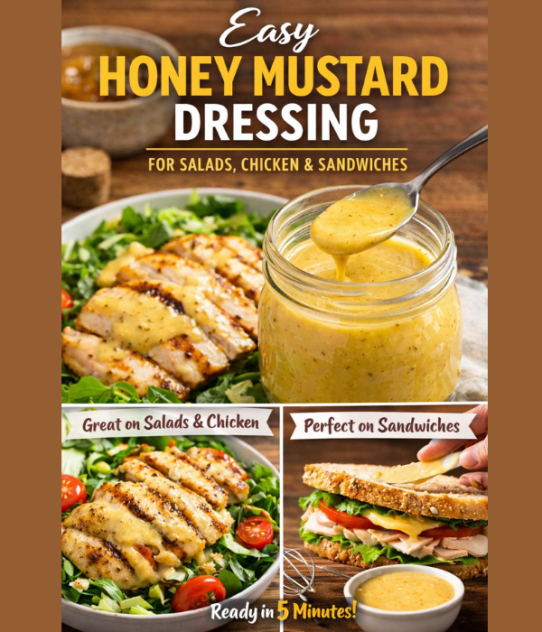 Easy Honey Mustard Dressing Recipe 