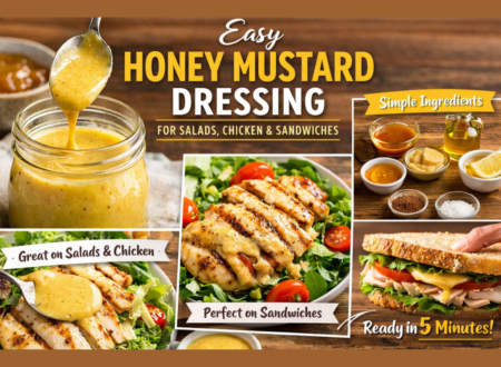 Easy Honey Mustard Dressing Recipe for Salads, Chicken & Sandwiches