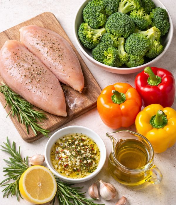 Fresh ingredients for a vibrant meal