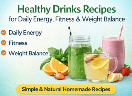 Healthy Drinks Recipes for Daily Energy, Fitness & Weight Balance