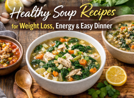 Healthy Soup Recipes for Weight Loss, Energy & Easy Dinner