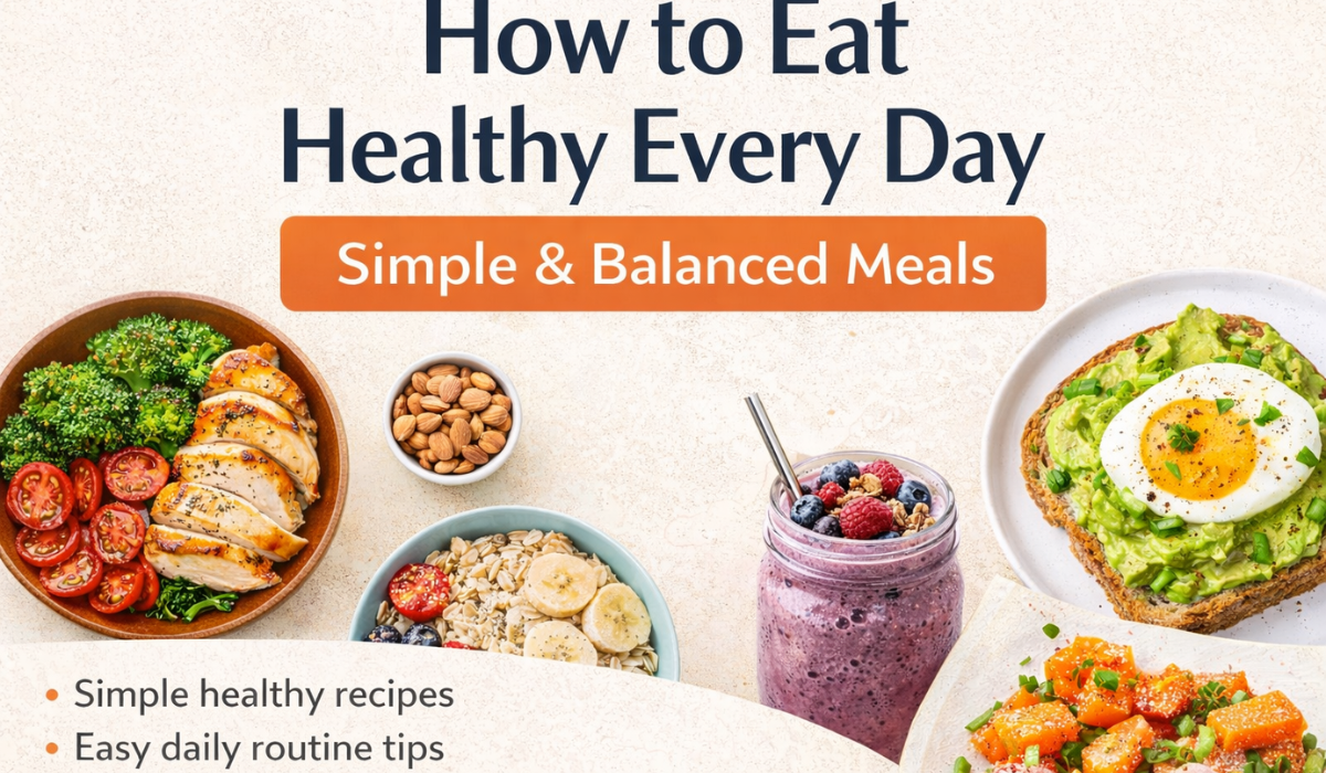 How to Eat Healthy Every Day with Simple & Balanced Meals
