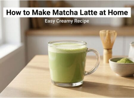 How to Make Matcha Latte at Home (Easy Recipe)