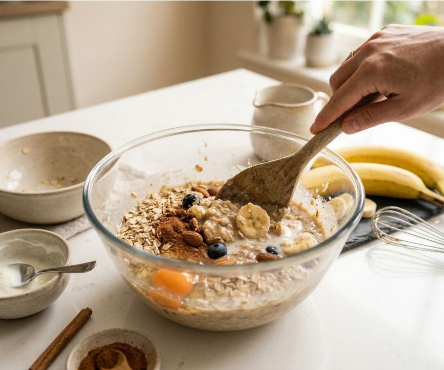 mixing high protein baked oatmeal.jpg
