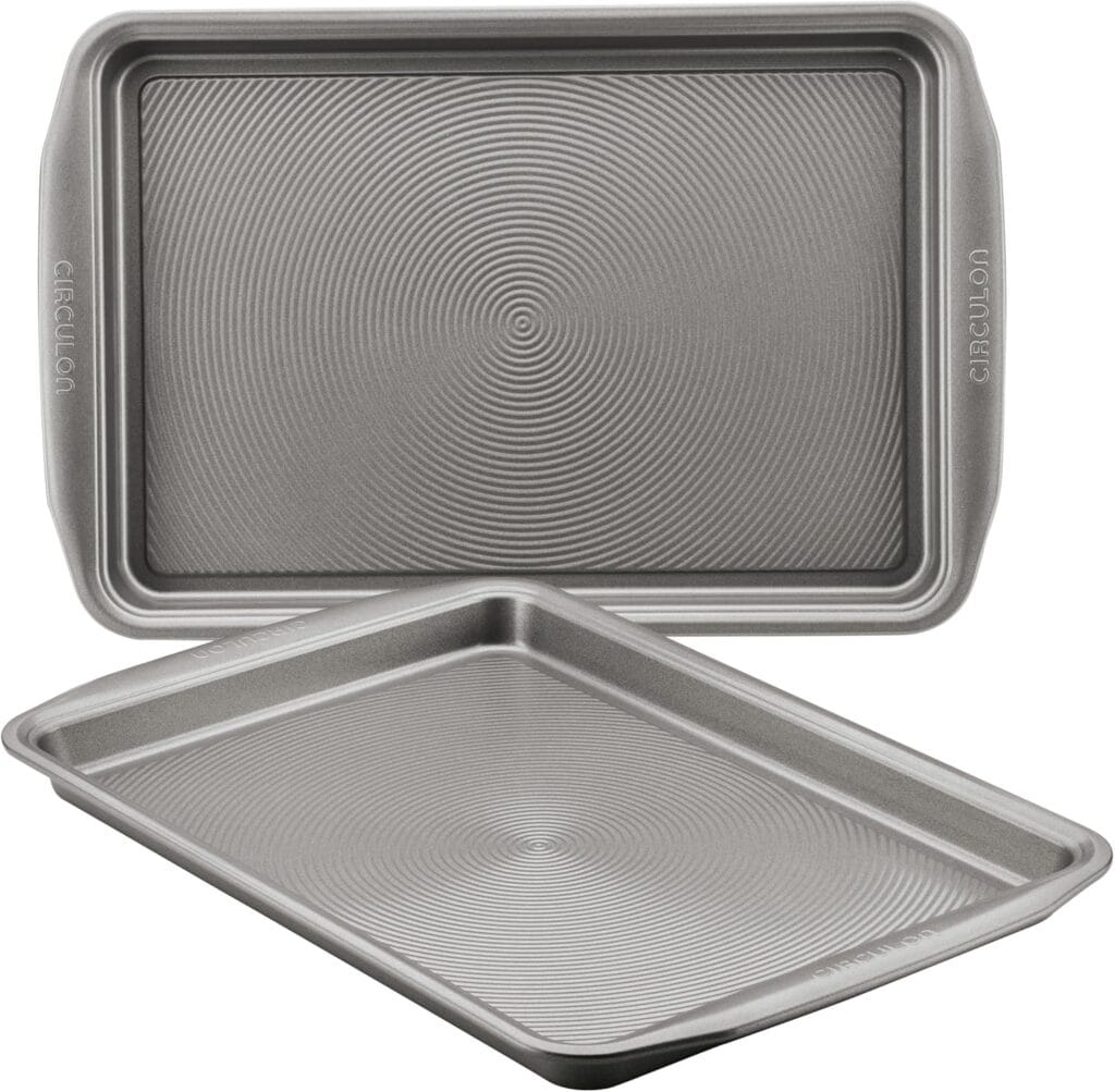 Oven-safe tray OR fork