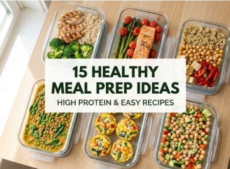 15 Healthy Meal Prep Ideas (High Protein & Easy) 14 15 Healthy Meal Prep Ideas (High Protein & Easy)