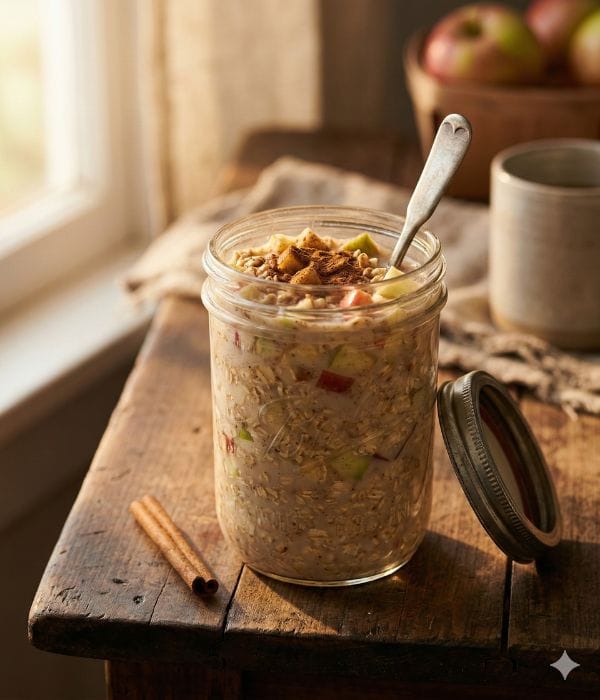Apple Cinnamon Overnight Oats