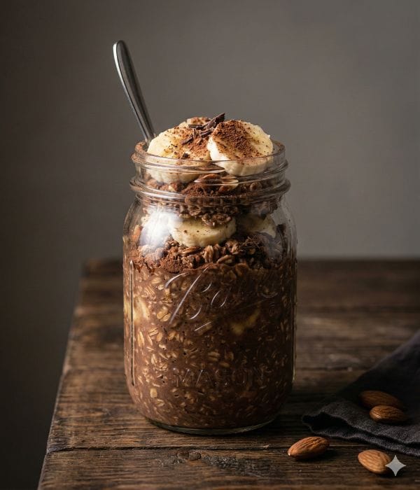 Chocolate Banana Overnight Oats