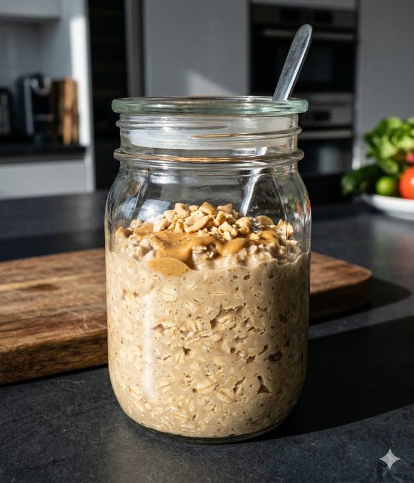 Peanut Butter Protein Overnight Oats
