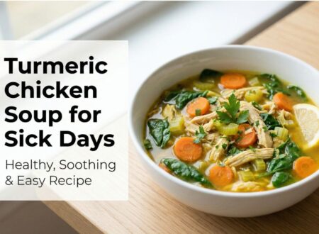 Turmeric Chicken Soup for Sick Days