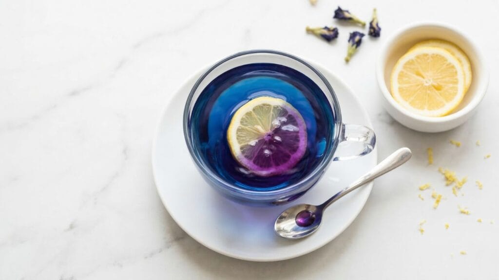 butterfly pea flower tea health benefits herbal blue tea