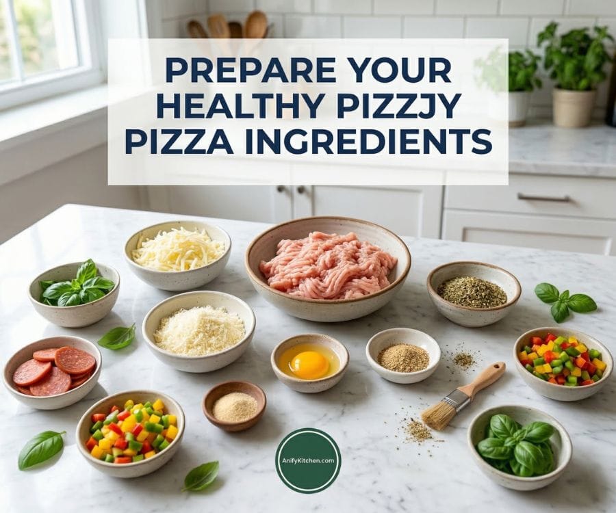 Easy Chicken Crust Pizza Recipe – Low Carb, High Protein & Gluten Free 2 chicken crust pizza ingredients.jpg