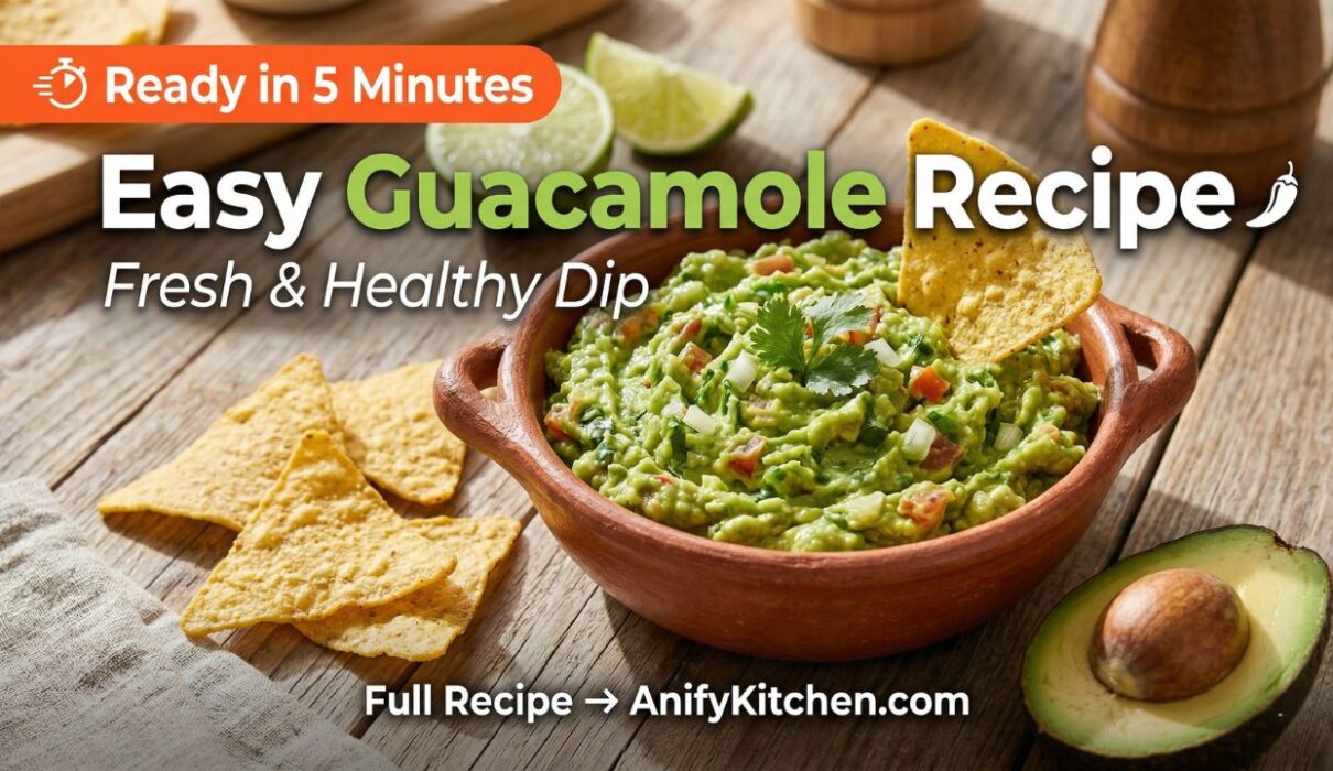 easy guacamole recipe fresh healthy avocado dip ready in 5 minutes