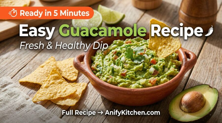 Easy Guacamole Recipe (Fresh, Healthy & Ready in 5 Minutes) 9 easy guacamole recipe fresh healthy avocado dip ready in 5 minutes