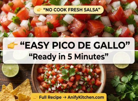 Easy Pico de Gallo Recipe (Fresh, Authentic & Ready in 5 Minutes) 35 Fresh homemade pico de gallo recipe with tomatoes, onions, cilantro and lime served with tortilla chips