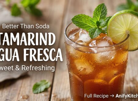 Easy Tamarind Agua Fresca Recipe (Sweet, Tangy & Refreshing Summer Drink) 20 tamarind agua fresca refreshing summer drink in glass with ice lime and mint healthy homemade beverage