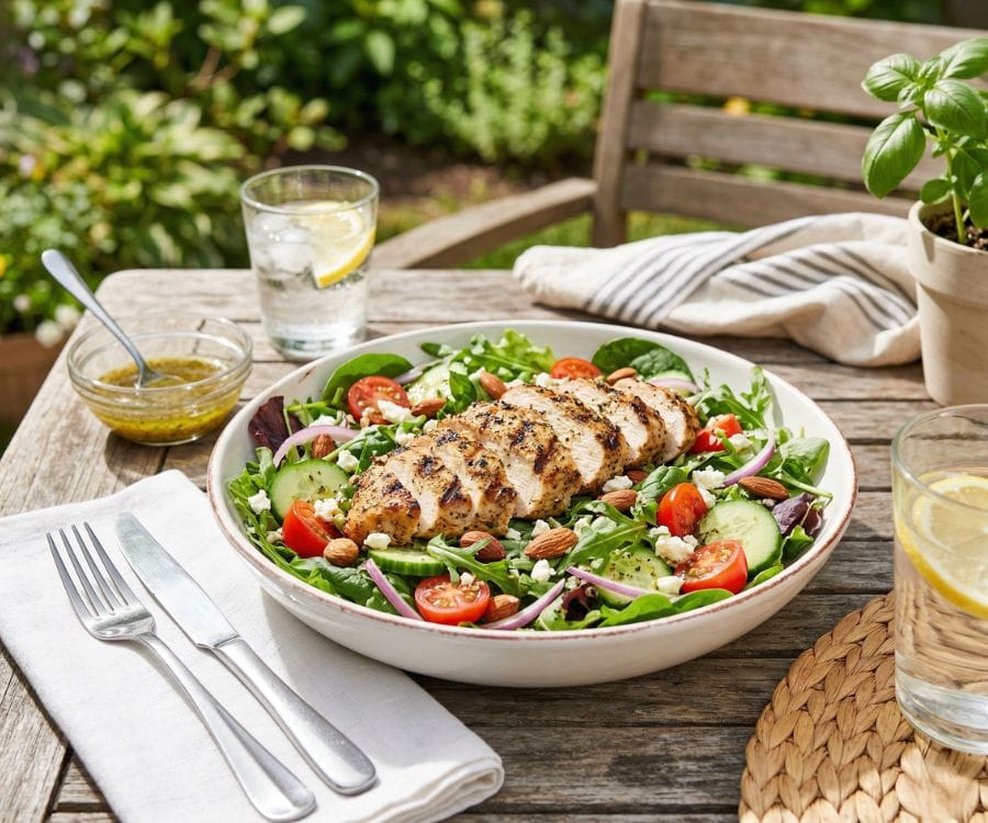 11 Spring Mix Salad Recipes (Healthy, Low Calorie & Easy Ideas) 5 spring mix salad meal ideas.jpg