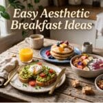 aesthetic breakfast ideas healthy easy morning meals with toast yogurt fruit and pancakes