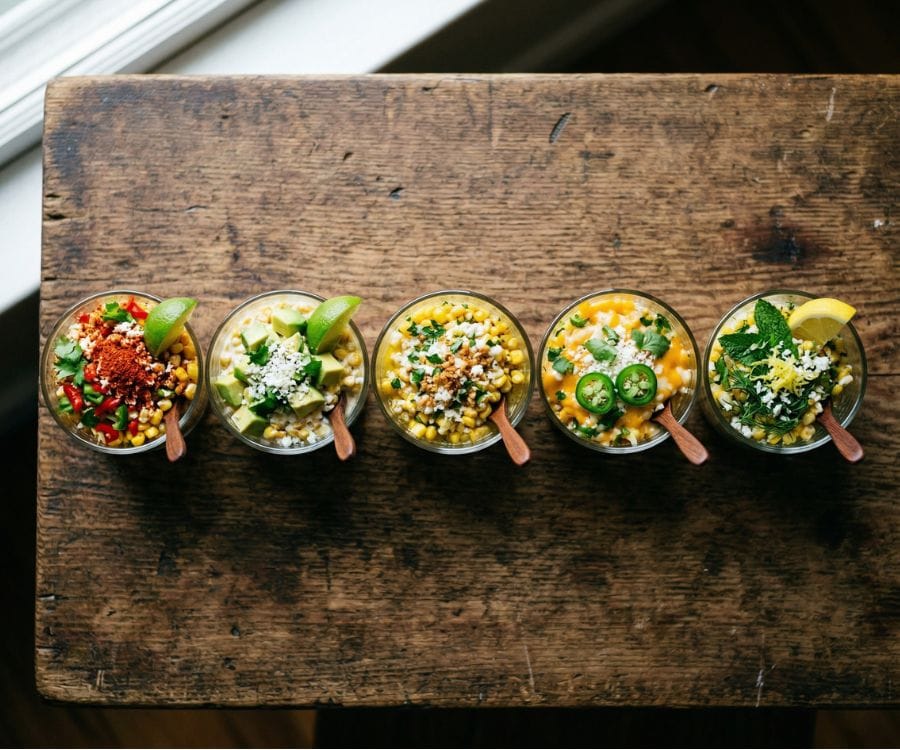 7 Easy Mexican Corn in a Cup Recipes (Esquites) You’ll Actually Want to Make 4 mexican corn cup variations top view