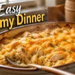 easy chicken and rice casserole recipe creamy oven baked comfort food