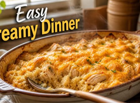 easy chicken and rice casserole recipe creamy oven baked comfort food
