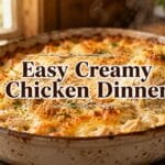 Million Dollar Chicken Casserole recipe baked creamy cheesy family dinner casserole